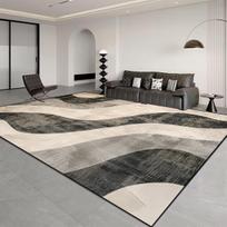 Nordic Striped Carpet Soft Easy Clean Large Area Rug for Living Room Bedroom Orange Brown Floor Mat Decor 60*90cm
