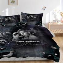 3pcs Rammstein Comforter Set - Four Seasons Home High,Machine Washable Bedspread with Pillowcases (No Filling) yy250909002 135x200cm