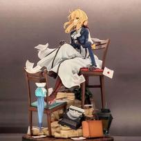 Violet Evergarden Garažo Rinkinys Jauna Mergina Veiksmo Figūrėlė Violetinis Papuošalas Kolekcionuojamas Darbalaukio Dekoras Pomėgių Entuziastams Modelis Žaislas