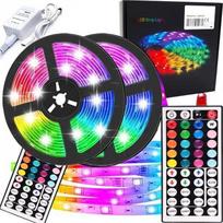 Rgb Led Strip 300 Led Smd 5M Remote Control Power Supply For Living Room Decorative