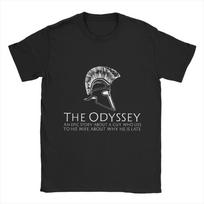 The Epic Sagas Gift Odysseus Musical  T Shirts Men 100% Cotton Novelty T-Shirts O Neck  Tee Shirt Short Sleeve Clothing Print... S įvairiaspalvis