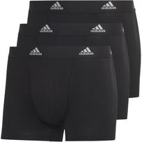 Adidas ActiveFlex BOA 3.0 Active Flex Cotton Trunk Underwear Underpants Men's 3 Pack Black GB0800 M