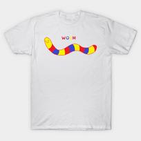 Men Black Print T-shirt Worm No-Cut Transfer Paper Print Cotton Tshirt 3XL balta