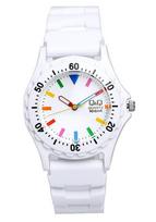 CITIZEN 10 ATM Water Color Rubber White Design [Citizen Q&Q] Q&Q Watch, Resistant, Watch, Strap, Multi, Diver's