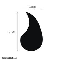 Guitar Pickguard for 38 , 40 , 41  – Colored Irregular Shape, Painted Sticker Board Accessory juoda spalva