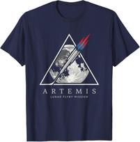 Artemis II Space Rocket Launch Mission to The Moon Artemis 2 T-Shirt S įvairiaspalvis