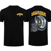 Lowrider T Shirt Spoke Rim Wire Wheel Classic Car Vintage Graphic Tee XS