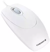 CHERRY WHEELMOUSE Optinė pelė su laidu, Pale Pilkas, PS2/USB, Ambidextrous, Optinė, USB Type-A, 1000 DPI, Baltas
