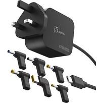J5create 67W GAN PD USB-C MINI CHARGER UK PLUG 6 TYPES OF DC CONNECTOR JUP1565DCF-FN