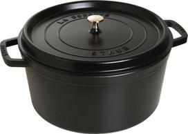 STAUB LA COCOTTE Puodas żeliwny apvalus 12.6 ltr, juoda