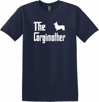Funny The Corgimother Corgi Dog Lover Mom Mama T-Shirt L