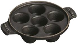 STAUB Keptuvė do ślimaków 24 cm, juoda