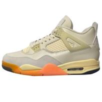 Air Jordan  4 Retro Birds Of Paradise Women Sneakers Tan Coconut-Milk Metallic-Gold-Muslin-Bright-Mango-Sundial-Black HV0823-101 40