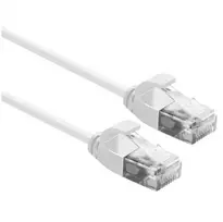 ROLINE UTP jungiamasis laidas CAT6a LSOH plonas. Baltas. 1,5 m.