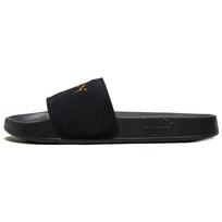 PUMA Leadcat Suede Šlepetės Juodos Team Gold 365758-01 35.5 black