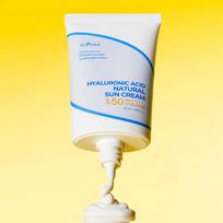 Natūralus kremas nuo saulės su hialurono rūgštimi 50 ml