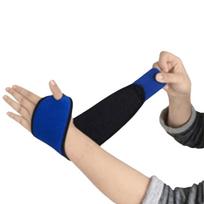 2PCS Breathable Compression Wrist Wrap SBR Neoprene Athletic Wrist Support  Basketball Training mėlyna