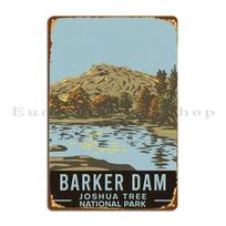 Barker Dam Wpa Metal Signs Party Customized Mural Wall Decor Design Pub Tin Sign Poster 20x30cm（7.8x11.8inch）