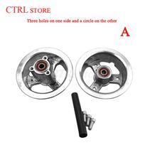 4 Inch 3.00-4 4.10/3.50-4 9x3.50-4 Aluminum Alloy Wheel Rim Hub for Mini Motorcycle Electric Scooter Gas Scooter ATV A