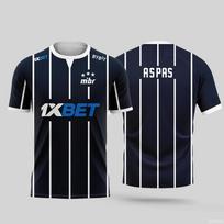 2026 New MIBR Team Gaming Enthusiast ASPAS VALORANT Gaming Apparel, Men's and Women's Summer Casual Tops S balta