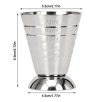 High Accuracy Bar Measuring Cup 3 Scales Kitchen Measuring Cup Professional Cocktail Jigger  Home sidabras