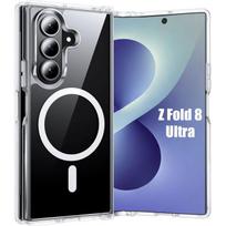 Coque pour Samsung Galaxy Z Fold 8 Ultra, Antichoc avec Anneau Magnétique - Transparent