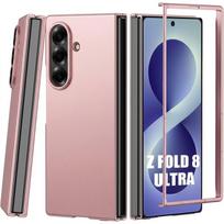 Coque pour Samsung Galaxy Z Fold 8 Ultra, Protection Rigide Antichoc Anti-Rayures Slim Rose rožinė