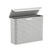 Stripe Printed Storage Basket Foldable Bathroom Tissue Box Laundry Basket  Office pilka