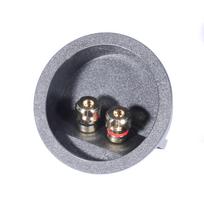 Bi Wiring Compatible Speaker Terminals Cup 72mm Mounting Hole Spring Loaded Clip Coppers Alloy Contacts Secure Connection