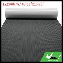 UXCELL 2440x400x6mm 1220x400x6mm Self-Adhesive Eva Teak Decking Sheet For Boat Yacht Marine Eva Foam Boat Flooring 5 Colors 122x40x0.6cm D-Gray