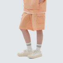 [Snowpeak] Kids Root Cargo Shorts Light Orange (S24MKRHP85) 125