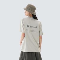 [Snowpeak] Aerocool Woven Patch Short-Sleeve T-shirt Gray (S26MUFTS24) 95(M)