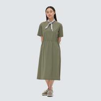 [Snowpeak] Syntech Women's Woven Dress Olive (S24MWSOP31) 85