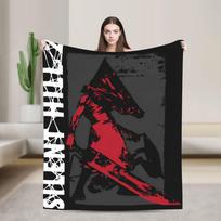 Super Soft Silent Hill 2 Video Game Blanket Premium Flannel Fleece Lightweight Red Pyramid Thing Bed Blanket Cozy Plush Blankets Size: 75*100cm, Weight: 230 GSM