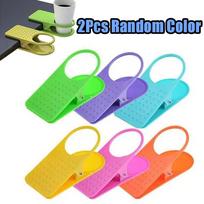2Pcs Multi-functional Clip on Table Cup Holder Creative Desktop Mug Rack Desk Drinks Bracket  Home 2Pcs Random Color