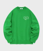 Palet Brush Logo Sweatshirt Vivid Green Green/S