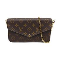 [Pre-Owned] Felicie Pochette Classic Monogram Coated Canvas And Leather Three-In-One Chain Bag - Very Good #H9UUEA ONE SIZE