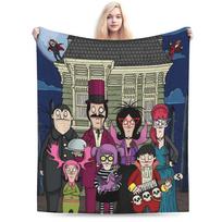 Bob Burgers Plush Blanket Child Flannel Throw Blanket For Living Room Warm Soft Design Quality Bedspread Gift Size: 75*100cm, Weight: 230 GSM