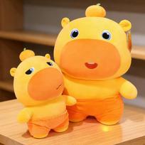 Capybara Lulu Plush Toy Stuffed Animal Viral Internet Trendy Doll Gift for Kids Soft Cute Official [Officially Licensed, with Anti-Counterfeit Label]