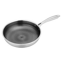 Lecu Heli 28cm Stainless Steel Honeycomb Non-stick Frying Pan