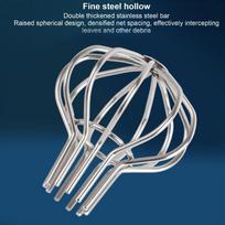 Round Line Cap Gutter Guard Strainer 304 Stainless Steel Drainage Gutter Cleaning Tool  Garden 50 Tube