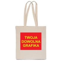 Eko torba bawełniana z twoją dowolną grafiką foto nadrukiem zakupy tt_176