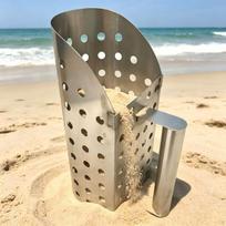Sand Scoop Sifter Stainless Steel Detector for Metal Detecting Beach Outdoor Living