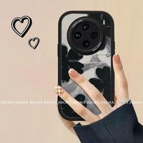 Premium Full Coverage Phone Case Vivo X200 Pro With Black Ink Floral Design Slim Fit Women Compatible X100s vivo X200