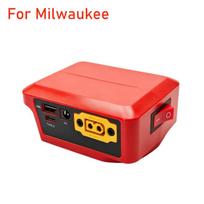 Power converter For Makita/Milwaukee 18V Battery With voltage display USB Type-C DC XT60 Mobile phone power bank DIY adapter For MilwaukeeMilwauk