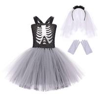 Kids Halloween Witch and Costume Set for Dress Up and Party XXL raudona
