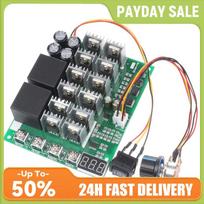 DC10V-55V Motor Speed Controller 12V 24V 36V 48V 60A Variable Voltage Controller 100A Max with Knob Switch Electrical Equipment