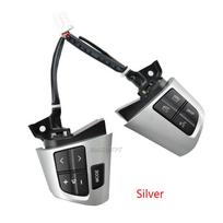 Car Steering Wheel Button For Toyota Corolla Wish Altis 2010-2013 Telephone Volume Audio Multimedia Control Switch 84250-02230 84250-02230Sliver
