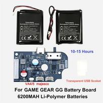 For SEGA Game Gear GG VA0/1/2 VA4/5 Console 6200mAh High Capacity Li-ion Battery Power Board For VA4 VA5