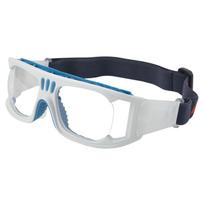 Sports Safety Goggles Basketball Football Cycling Hiking Impact Resistant Protective Eyewear Full Frame PC Lens White-Blue